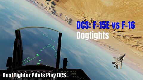 F-15E Strike Eagle vs F-16 Viper Dogfights! Real Fighter Pilots Play DCS (Pt 2)