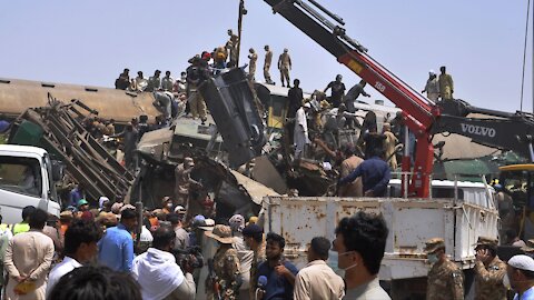 At Least 40 Dead After Pakistan Train Crash