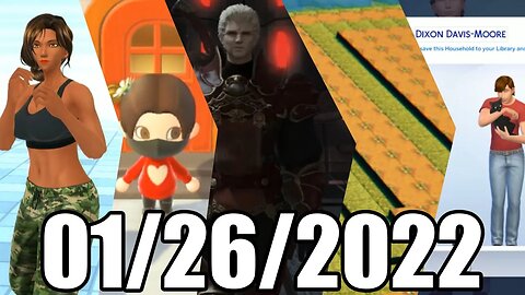 Work Out + Animal Crossing + Final Fantasy XIV + Talespire + Sims 4 // LIVESTREAM // 01/26/2022
