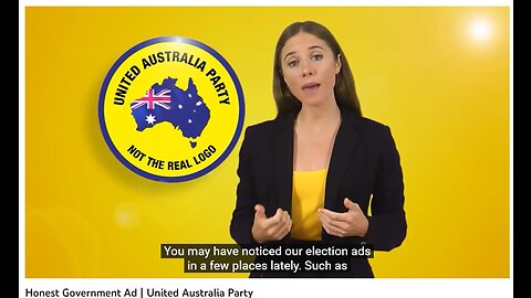 Honest Government Ad | United Australia Party