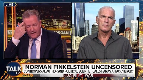 Piers Morgan vs Norman Finkelstein on Israel and Palestinian | The full interview