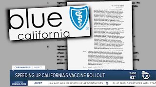 Blue Shield contract with state over vaccine distribution