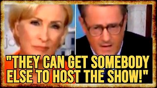 Morning Joe THREATENS TO QUIT After Being PULLED OFF AIR on Monday