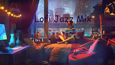 Lofi Jazz Majestic Coding Mix [45 Minutes] 🎵 🎧 | Animated Loop with Python 🐍