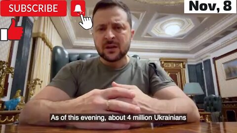 Vladimir Zelensky Explanations November 8, 2022 (Subtitle)