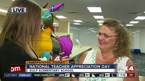 Gulf Elementary School celebrates Teacher Appreciation Week