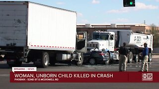Woman, unborn child killed in Phoenix crash