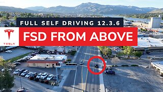 Full Self Driving 12.3.6 from above! Plus autopark!