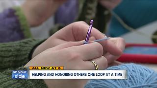 Knitting and crochet club honors Dr. Martin Luther King Jr. by making gifts for cancer patients