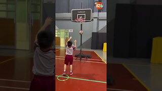 My first #basketball shot #fyp #funny #hoops #basketballplayer #youtubeshorts #viral #shorts #short