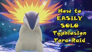 How to EASILY SOLO the *NEW* Typhlosion Tera Raid Spotlight Event in Pokemon Scarlet and Violet!