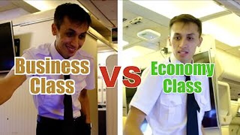 Business_Class_VS_Economy_Class Funny_Services 😂