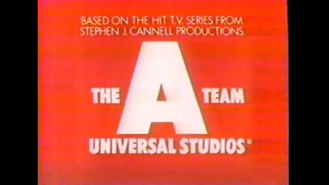 The A-Team Live Action Stunt Show Universal Studios Hollywood TV Commercial (1984)