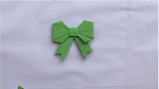 Origami magic: How to make a paper bow
