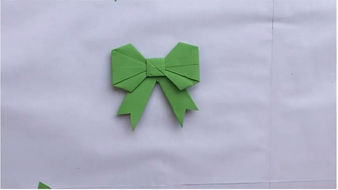 Origami magic: How to make a paper bow