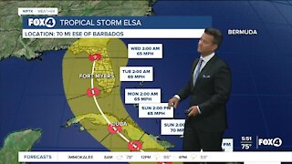 Tropical Storm Elsa 5AM Update