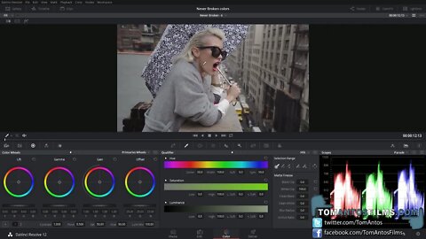 Color Grading in Davinci Resolve