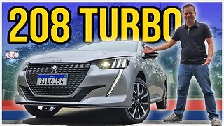 Peugeot 208 Turbo: Muito estilo e desempenho por R$ 100 mil