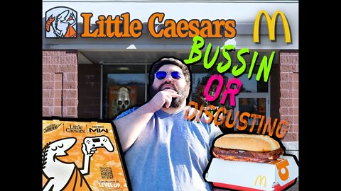 Trying Out Little Caesars Call Of Duty Meal And McD's McRib Bussin or Disgusting *Find Out* #shorts