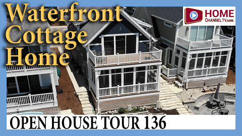 Open House Tour 136 - Waterfront Cottage Home at Community of Heritage Harbor in Ottawa, IL