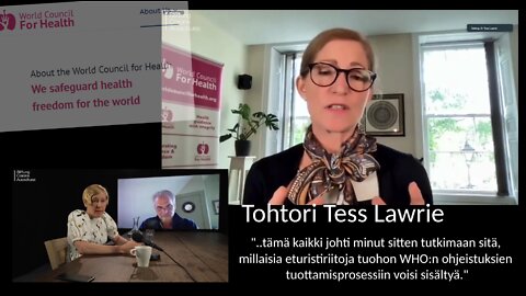 WHO:n korruptio, Ivermektiini ja World Council for Health - Tess Lawrie (suom.)