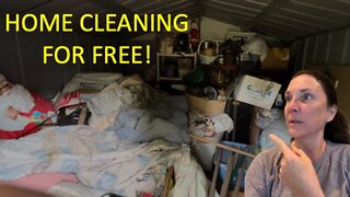 PART 2 - CLEANING, ORGANIZING & PAINTING HOUSE - FOR FREE!
