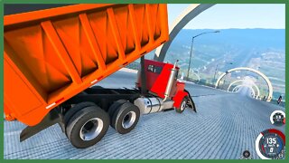 TruckFails | Nuclear Bomb vs Trucks #60 | BeamNG.Drive |TrucksFails