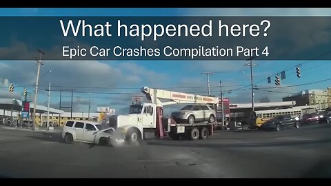 What happened here? Epic Car Crashes Compilation Part 4