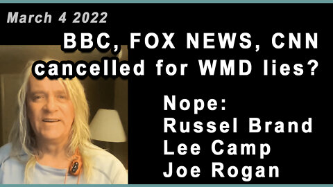Russell Brand - Lee Camp - Joe Rogan - being cancelled.
