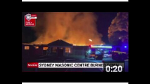 BREAKING: Sydney Masonic Centre Burned Down 🔥🔥🔥