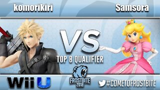 2GG | komorikiri (Cloud) vs. Samsora (Peach) - Wii U Top 48 - Frostbite 2018