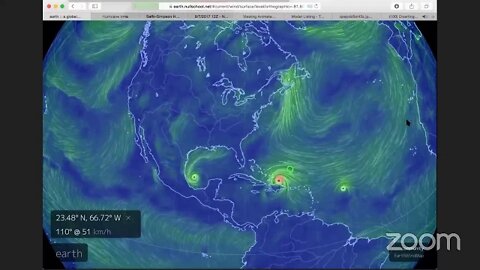 Current Path & Trajectory Points Hurricane Irma & Jose , Category 5, Live