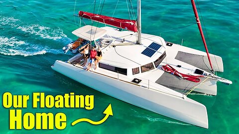 Our Floating home on the water a Neel 43 Trimaran