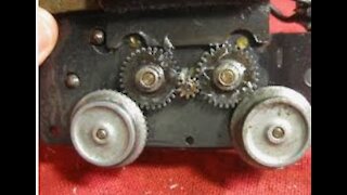 MARX 21 DIESEL MOTOR / NEW WHEEL & COUPLER INSTALLED / FIRST LOAD TEST / RUNNING PERFECTLY