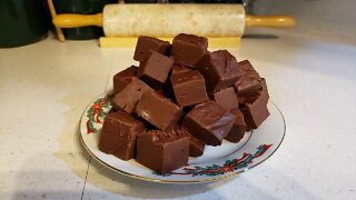 2 Ingredient 2 Minute Fudge (Quick Version - Recipe Only) The Hillbilly Kitchen