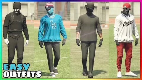 Top 4 Best Easy To Make Male (RNG) Tryhard Outfits #12 (GTA Online)