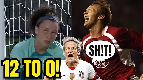 USWNT BLASTED 12 TO 0 By OLD WREXHAM Men's Soccer Team! No Biological Advantages Megan Rapinoe?!