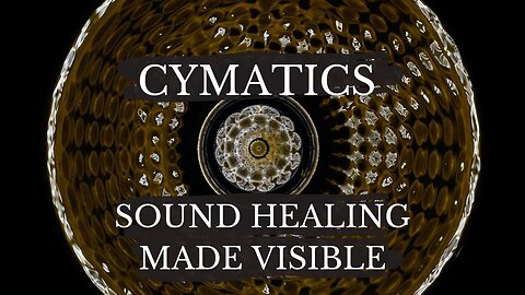 Cymatics Shatters Cancer - a TEDx talk by Anthony Holland.