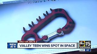 Valley teen's tool picked for use on International Space Station