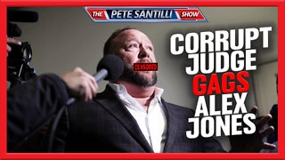 CORRPUT JUDGE NOT ALLOWING ALEX JONES TO TALK TO MEDIA