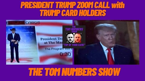PRESIDENT DONALD TRUMP NFT call with TRUMP CARD holders…
