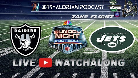 SUNDAY NIGHT FOOTBALL NY JETS VS LAS VEGAS RAIDERS|WATCH ALONG LIVE REACTION