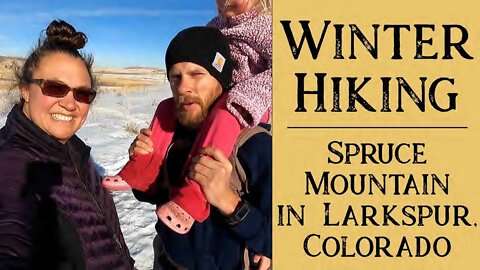 Winter Hiking Spruce Mountain | Large Family Style