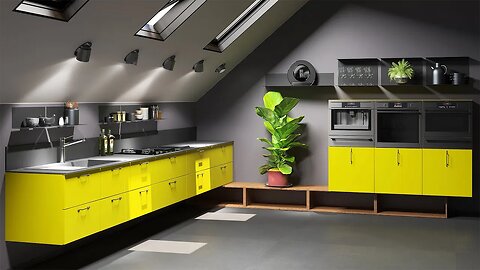 Kitchen Design Trends 2021 Yellow kitchen - bright design ideas🟡