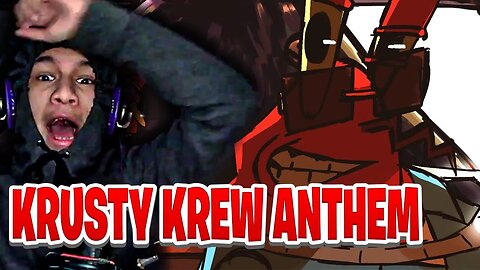 Yanu Reacts to Kash Krabs - KRUSTY KREW ANTHEM (BACK ON THE GRILL) [prod. oddwin & aye.shark]