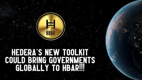 Hedera's New Toolkit Could Bring Governments Globally To HBAR!!!
