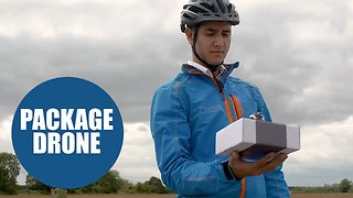 British scientists create first-ever drone that delivers packages straight into your hands