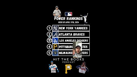 MLB Power Rankings April 11th