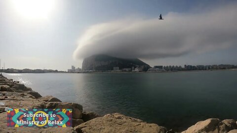 Hermosa Música Relajante Deje de pensar demasiado Ajuste a lapso de tiempo Nubes sobre el Peñon