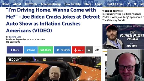 Joe Biden Cracks Jokes at Detroit Auto Show as Inflation Crushes AMERICANS